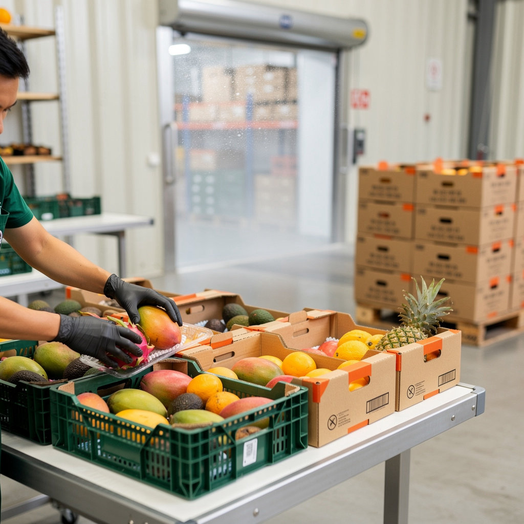 Angie Fruits Pte Ltd professional fruit packing and containerization services in Singapore