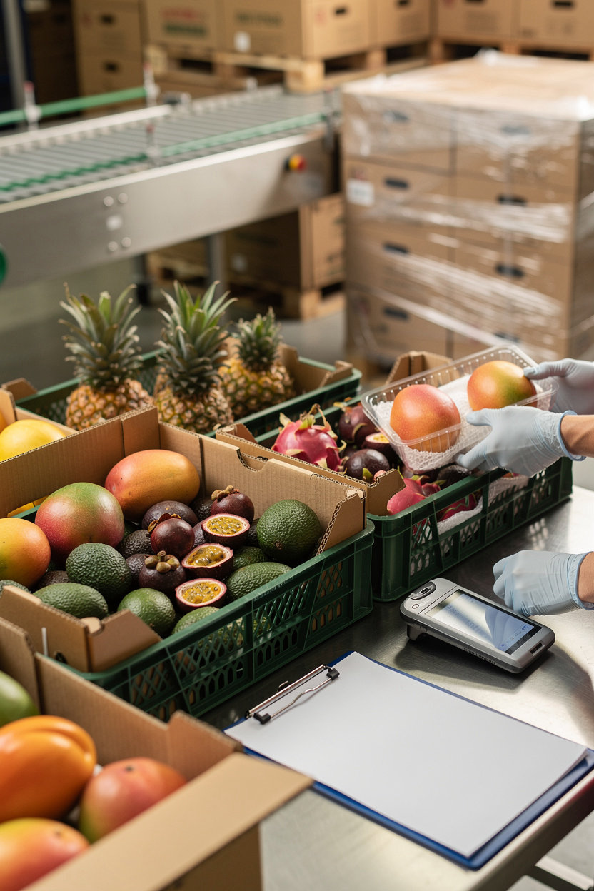 Angie Fruits Pte Ltd professional fruit packing and containerization services in Singapore